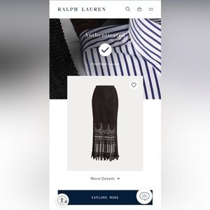 Polo Ralph Lauren Black Skirt